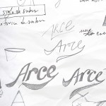 Bocetaje logotipo Arce